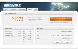 3DMark 11 after stress test