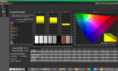 Kalibrasyondan önce ColorChecker (P3)