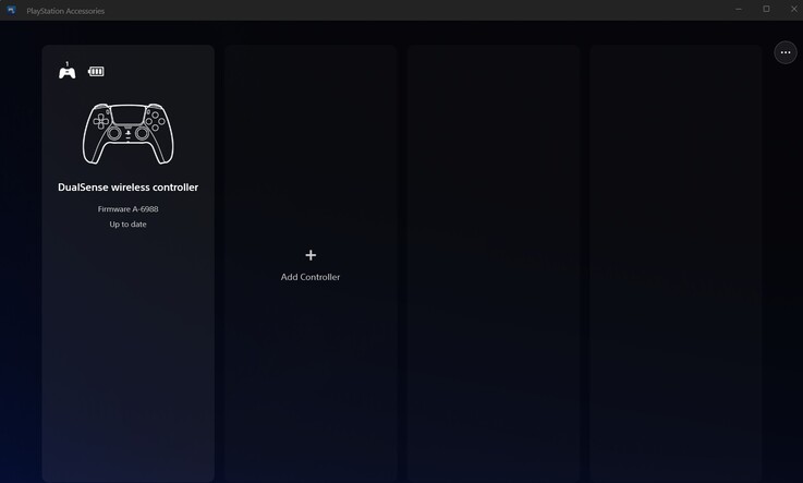 RH-5189, Sony’nin PlayStation Accessories Windows uygulamasıyla sorunsuz bir şekilde eşleniyor.