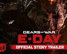 Gears of War: E-Day için resmi tanıtım görseli.