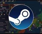 Steam logosunu ve şu anda Steam'de %80 indirimde olan Age of History 3 oyununu gösteren bir görsel.