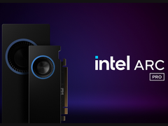 ARC PRO İş İstasyonu GPU'larının Intel tarafından dağıtılan bir görüntüsü