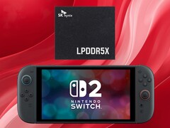 LPDDR5X bellek ile gösterilen Switch 2