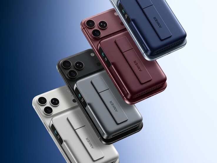 Anker MagGo 2 Pro, bordo dahil olmak üzere çeşitli renk seçenekleriyle sunulur