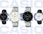 Soldan sağa, resimdeki: Casio MTP-VT06L-1B, MTP-VT06D-7B, MTP-VT06D-1B ve MTP-VT06L-7B.