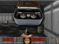 Doom, doğrudan PineBuds Pro kulak içi kulaklıkların içindeki ARM Cortex M4F çipi üzerinde çalışıyor. (Resim kaynağı: PinBuds, DoomBuds)