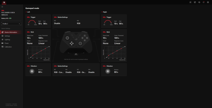 Konfigürasyon Gear Link üzerinden gerçekleştirilir