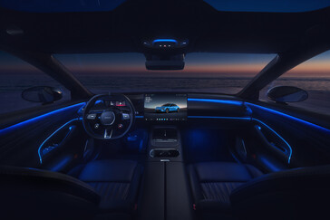 Yeni Capri Mavisi rengiyle Xiaomi SU7 (2026): Elektrikli spor sedan küçük bir makyajdan daha fazlasını alıyor. (Resim kaynağı: Xiaomi)