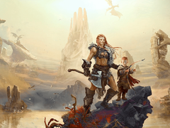 Faye ve Atreus'un hayran yapımı bir yorumu. Faye'nin gelecek God of War oyununun baş kahramanı olacağı söyleniyor.