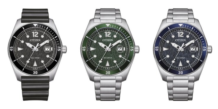 Soldan sağa: Citizen AW1889-00E, AW1880-55X ve AW1881-52L saatleri. (Resim kaynağı: Citizen, düzenlenmiştir)