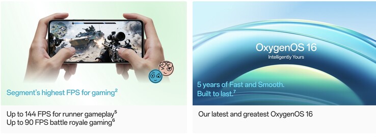 OnePlus Nord CE6 Lite'ın resmi tanıtım görüntüleri.