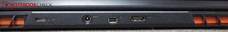 Arka kısım: USB-C 3.2 Gen2, güç, MiniDP, HDMI