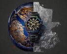 Casio MRG-B2100HS-9A Haruka sınırlı üretim modeli, geleneksel Japon zanaatkârlığından ilham alan kafes desenli bir kadran tasarımına sahiptir.
