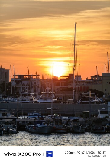 Telekonvertörlü Vivo X300 Pro Ham Aydınlatma.