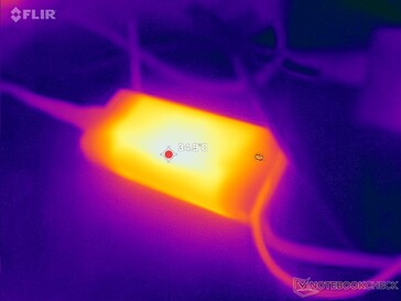 AC adaptörü yük altındayken 35 C'nin üzerine çıkar