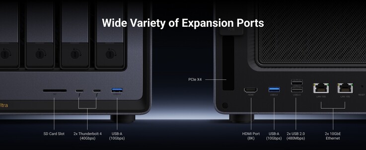 Çift 10G Ethernet ve çift Thunderbolt 4 dahil olmak üzere I/O seçenekleri oldukça etkileyici.