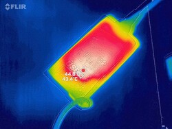 Güç kaynağı yük altında 49 °C'ye kadar ulaşır