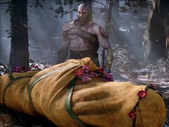 God of War'dan Kratos ve Laufey gösteriliyor