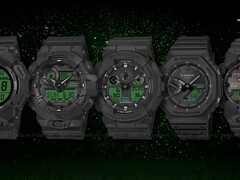 Casio'nun G-Shock Siyah ve Elektro Yeşil saatleri