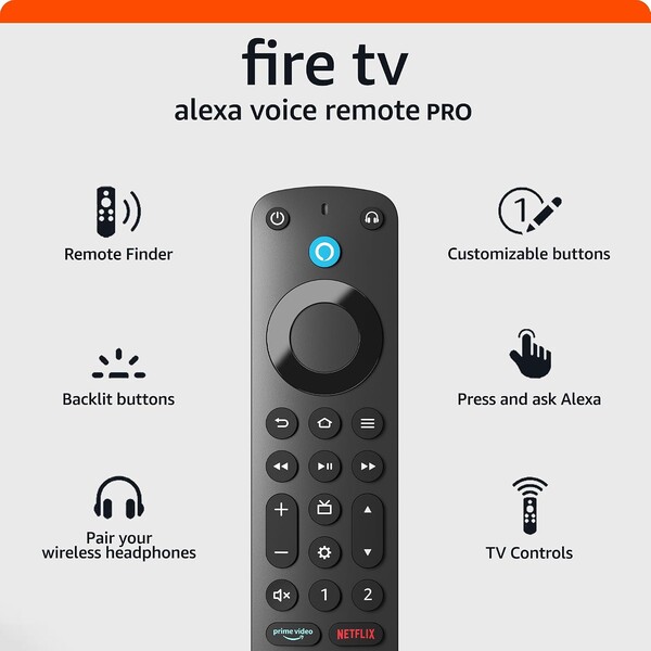 Yakında piyasaya çıkacak Fire TV Remote Plus, Fire TV Alexa Voice Remote'un (resimdeki) yerini alacak.