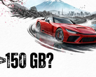 150 GB'den fazla metin içeren bir Forza duvar kağıdı mı?