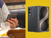Resimde görülüyor: Samsung Galaxy Z Fold 8 Ultra'nın (solda) yeni sızdırılan bir fotoğrafı ve Alibaba'dan daha önce sızdırılan bir kılıf görüntüsü.