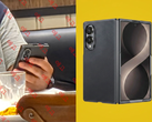 Resimde görülüyor: Samsung Galaxy Z Fold 8 Ultra'nın (solda) yeni sızdırılan bir fotoğrafı ve Alibaba'dan daha önce sızdırılan bir kılıf görüntüsü.