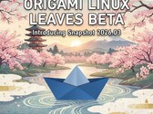 Origami Linux 2026.03 anlık görüntüsü ile beta sürümünden çıkıyor
