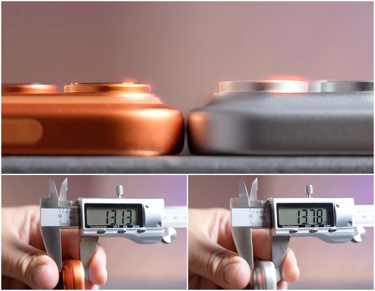 iPhone 18 Pro Max sahte ünitesi, iPhone 17 Pro Max'e göre daha kalın bir kamera çıkıntısına sahiptir.