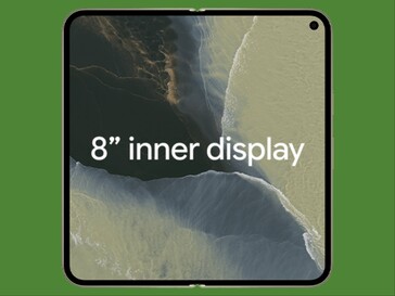 Pixel 11 Pro Fold'un iç ekranı.