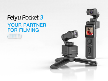 Feiyu Pocket 3, metal yüzeylere manyetik olarak tutturulan çıkarılabilir bir kameraya sahiptir.