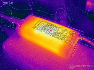 AC adaptörü zorlu yükleri çalıştırırken 32 C'nin üzerine ulaşır