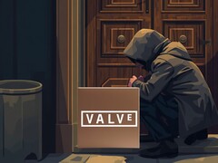 Kapının yakınındaki hırsız, bir Steam Machine teslimatını gözlüyor