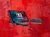 Switch 2 konsolu ve Joy-Con 2 kontrolcüleri gösteriliyor