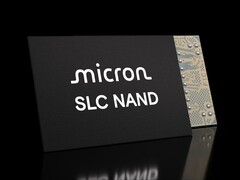 Micron'un Tek Seviyeli Hücre (SLC) NAND flash modülü.