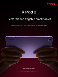 Redmi K Pad 2'nin temel özellikleri (makine çevirisi)