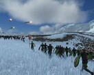 Total War: Rome Remastered oyununda iki farklı ordunun gösterildiği bir görsel.