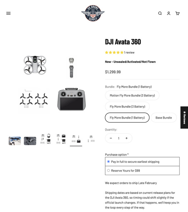 (Resim kaynağı: US Drone Supply)