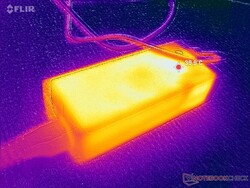 AC adaptörü yük altındayken 40 C'nin üzerine ulaşır