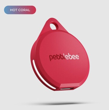 Pebblebee Clip 5 sınırlı sayıda Sıcak Mercan varyantı.