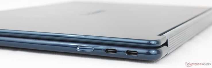 Sağ: 2x USB-C Thunderbolt 4 w / DisplayPort 2.1 + Güç Dağıtımı
