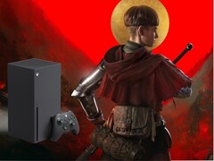 1348 Ex Voto afişi ile Xbox Series X konsolu gösterilmektedir (Görsel kaynağı: Dear Villagers, Xbox Gaming, düzenlemelerle)