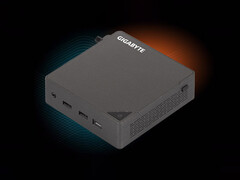 GB-BRR7-450 ve GB-BRR5-430 modelleri henüz satışa sunulmamıştır. Resimde: mini PC'nin düzenlenmiş tanıtım görseli.