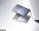 Nexode Air 65W Slim, Çin’de yaklaşık 19 dolara satılıyor. Resimde: Şarj cihazının iki renk seçeneğini gösteren bir tanıtım fotoğrafı.