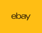 Sarı arka planda resmedilen eBay Logosu