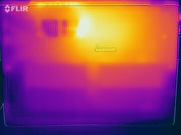 Heat map under load - bottom