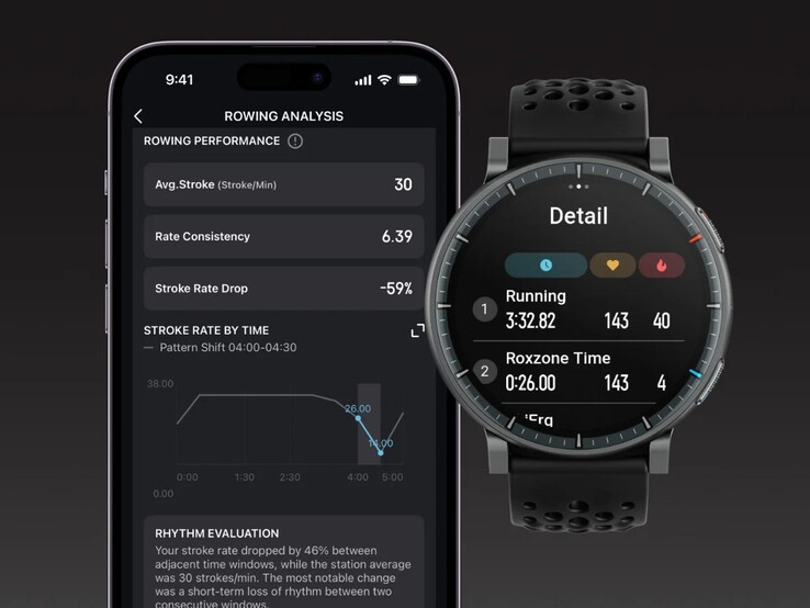 Amazfit Active Max akıllı saatinin HYROX Analizi özelliği