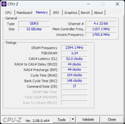 CPU-Z Bellek