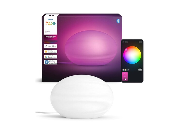 Yenilenmiş Philips Hue Flourish masa lambası. (Resim kaynağı: Philips Hue)