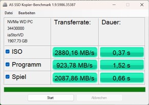 AS SSD Kopyalama